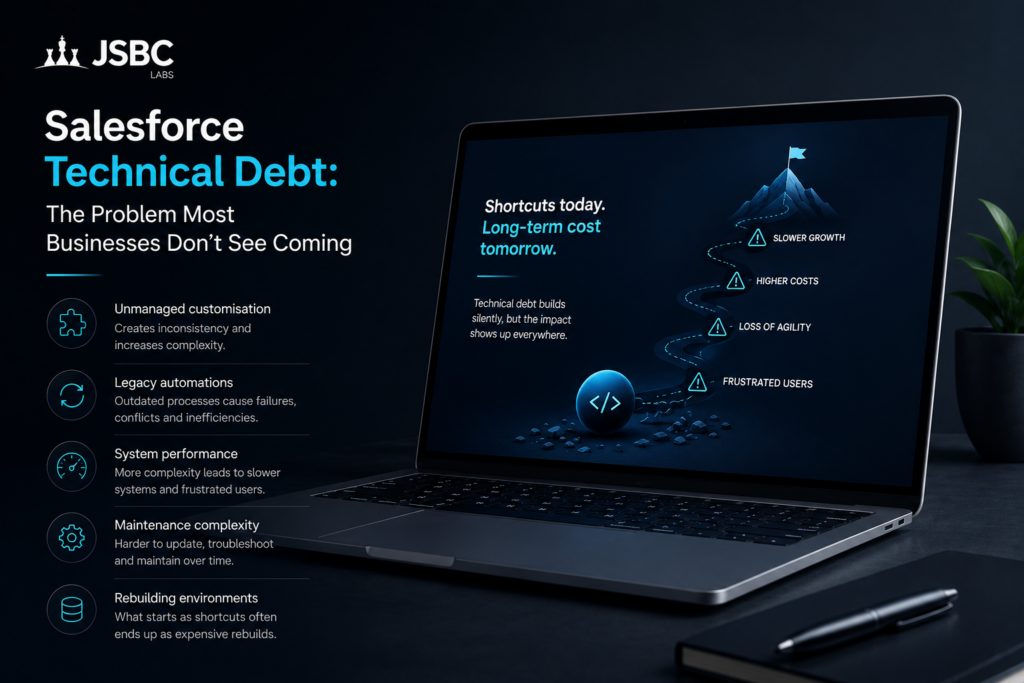 Salesforce Technical Debt: The Problem Most Businesses Don’t See Coming